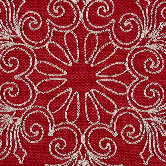 DII® 70" Sparkle Snowflakes Embroidered Table Runner